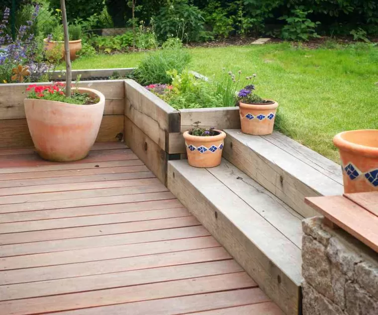 Terrasse en bois exotique, Bourg-en-Bresse, Vignon Bois
